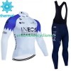 Tenue Maillot M/L + Collant à Bretelles Hiver Thermal Fleece Ineos Grenadier 2023 Blanc Tenue Maillot M/L + Collant à Bretelles Hiver Thermal Fleece Ineos Grenadier 2023 Blanc